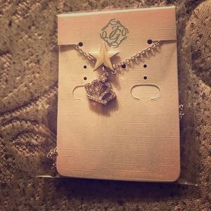 Crown and Star Necklace